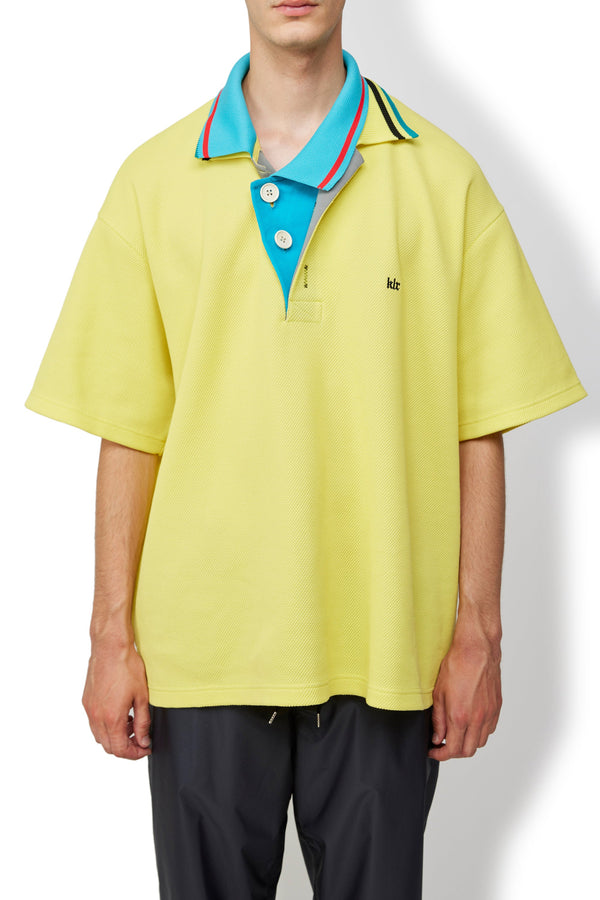 Kolor 23ss asymmetric polo shirt size2袖丈半袖