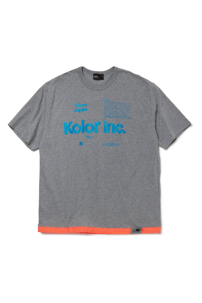 30/-天竺 `Kolor Inc.' Tシャツ – kolor official online store