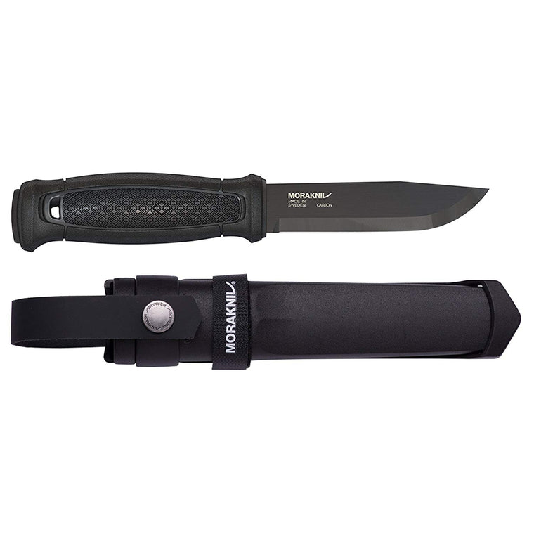 Mora Garberg Black Carbon bushcraft knife 13716 Polymer sheath