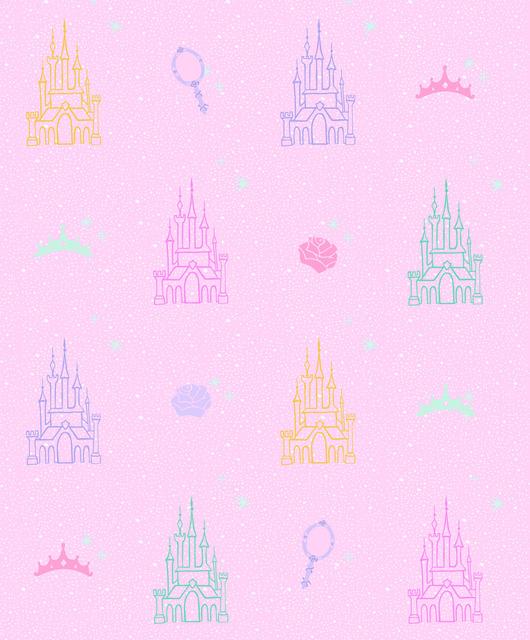 DISNEY PRINCESS CASTLE PEEL & STICK WALLPAPER – Wallpaper Your World