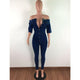 Fashion Denim Jumpsuit Women Wide Leg Spaghetti Strap Bodycon Jumpsuit Bandage Rompers Womens Jumpsuit Slim Female - Ecart