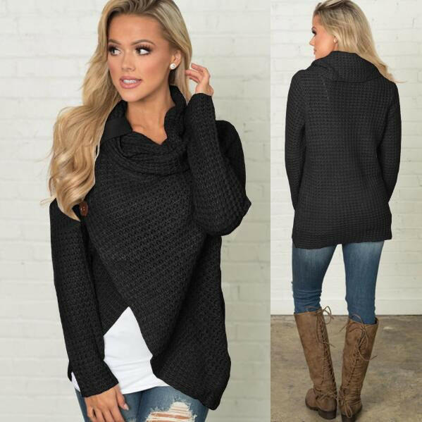 Women Long Sleeve knitted pullovers.