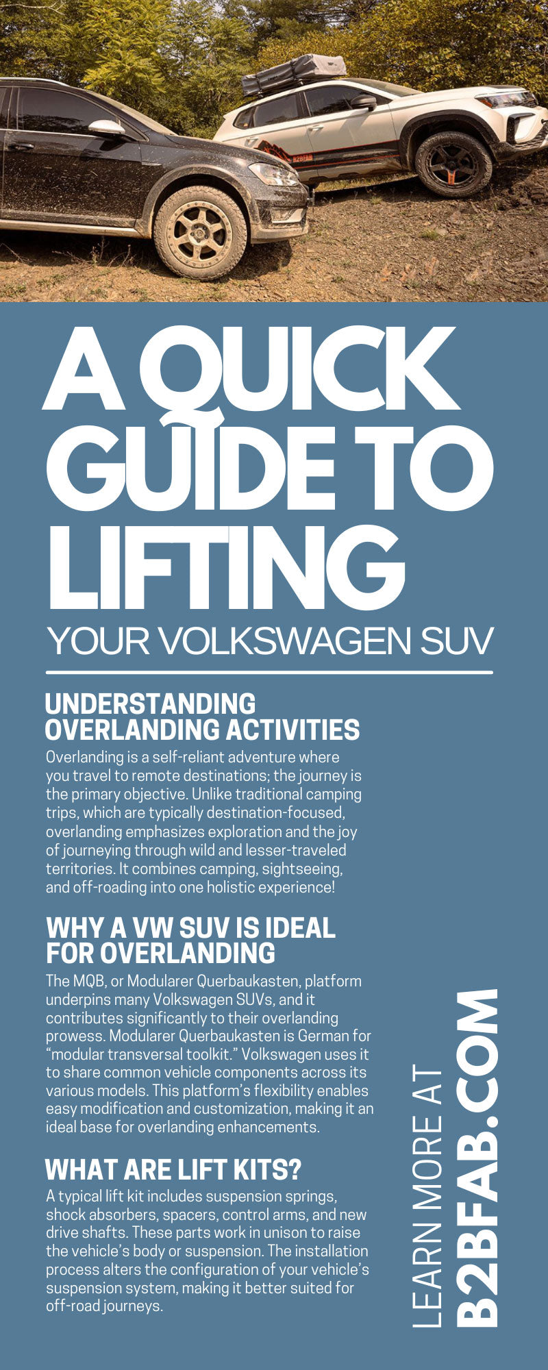 A Quick Guide to Lifting Your Volkswagen SUV