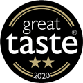 great taste award logo, 2 stars