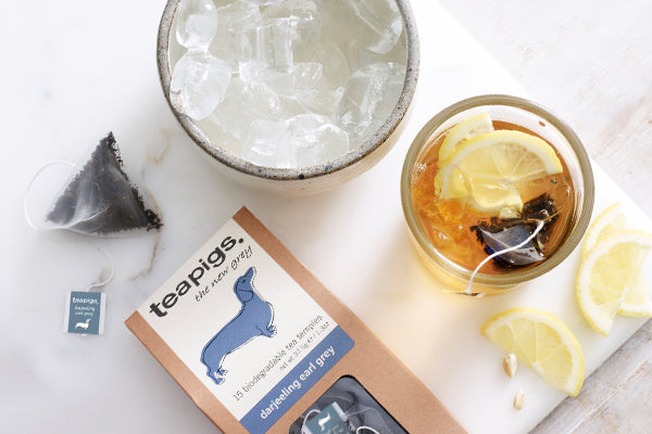 Iced Tea with Fancy Herbal & Fruity Ice Recipe - Love and Lemons