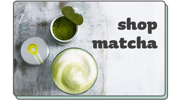 matcha latte in a glass cup