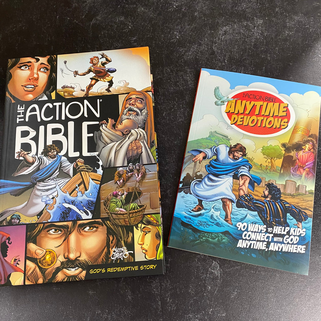 The Action Bible: God's Redemptive Story by Sergio Cariello, Hardcover