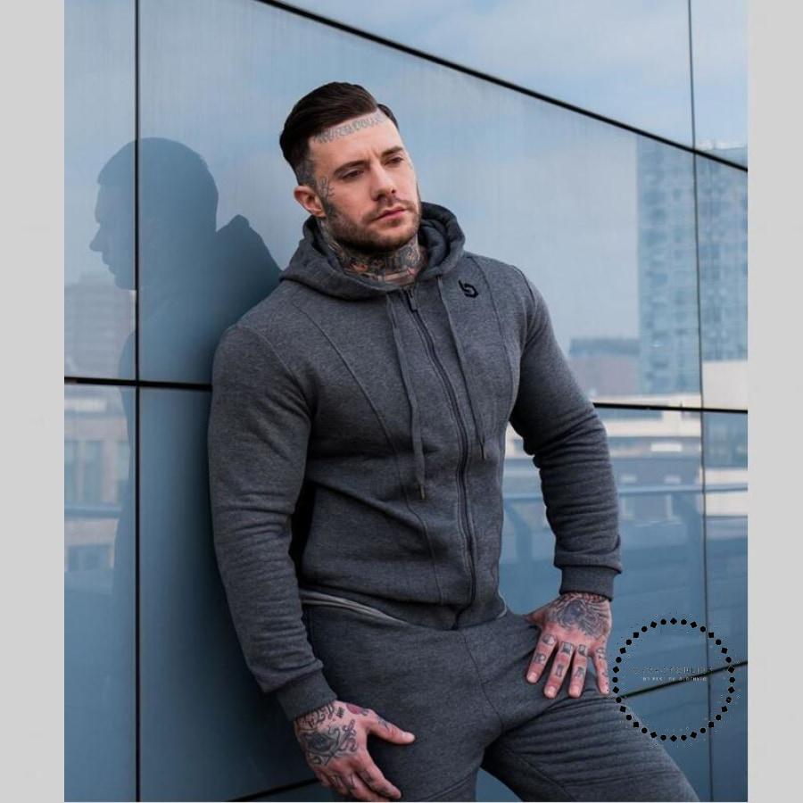 Super Gyms New tracksuit men pants Sets Fashion Sweatshirt sweat suits BD-21