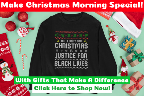 christmas gifts for black friday. black lives matter sweater