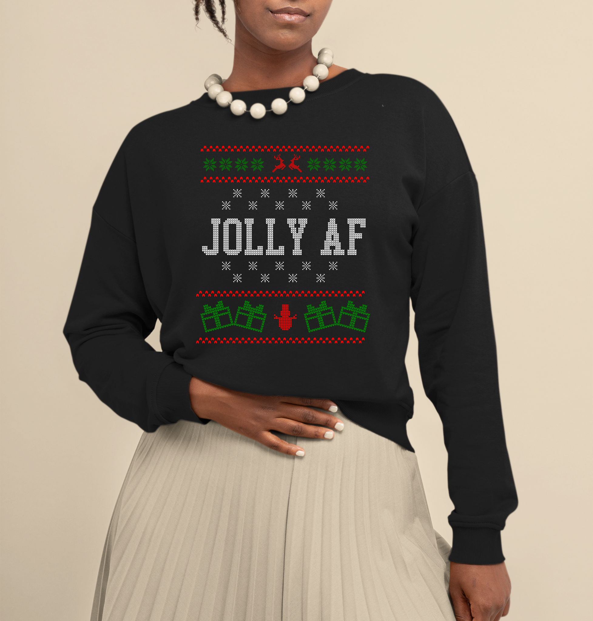 African American Christmas Sweaters - Unisex Christmas Sweater – My Black  Clothing