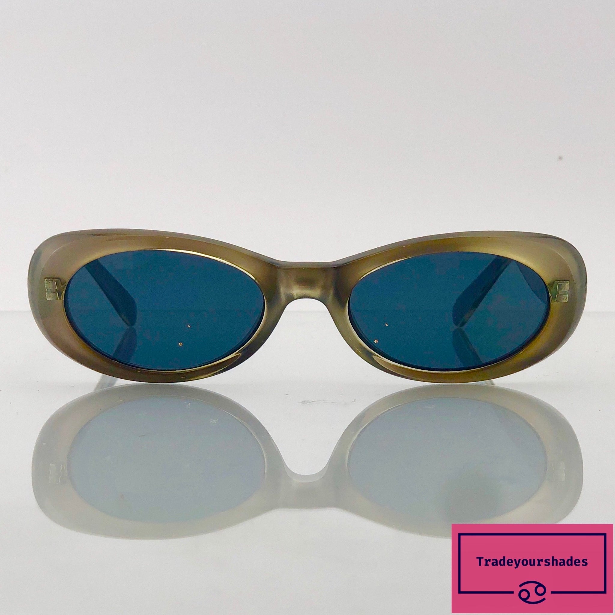 oval versace sunglasses