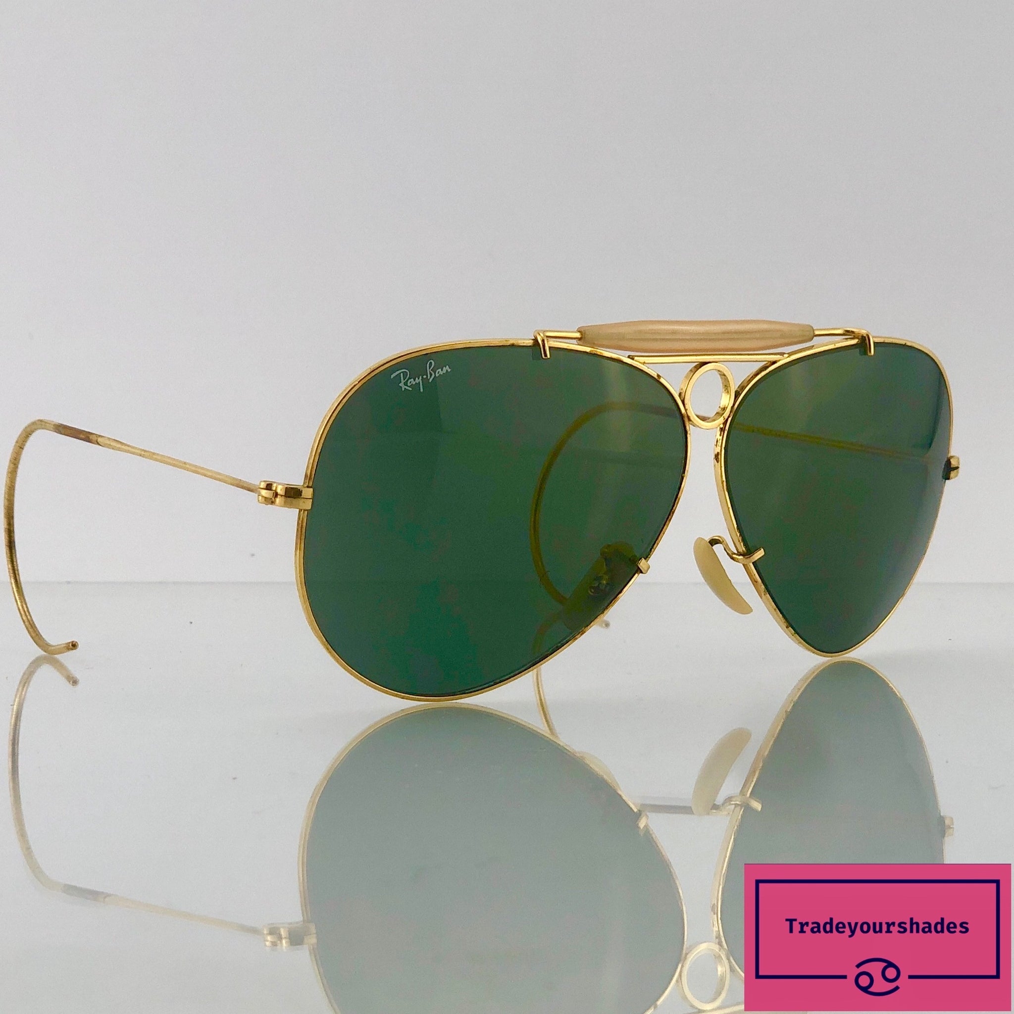 thick aviator sunglasses ray ban