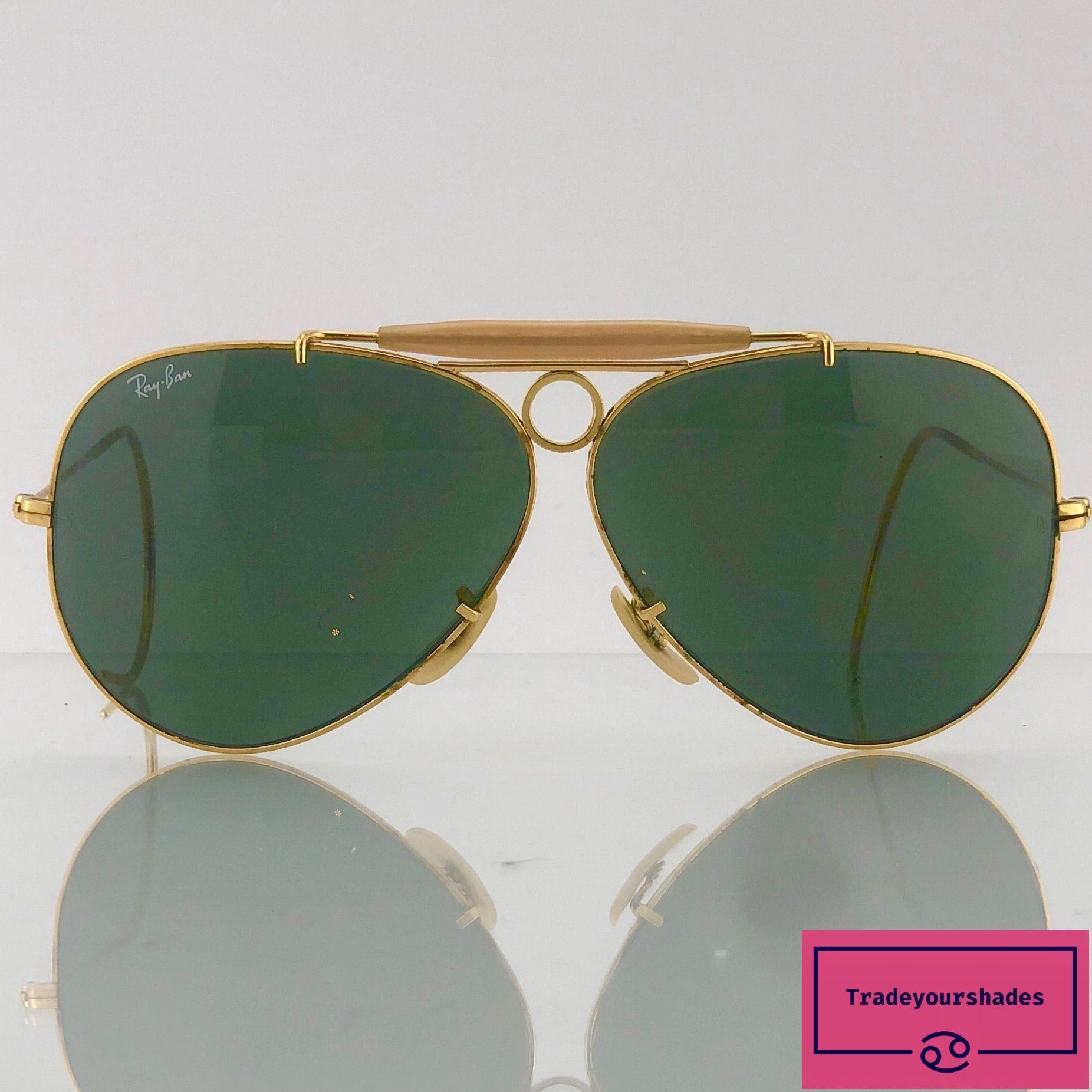 vintage ray ban shooter sunglasses