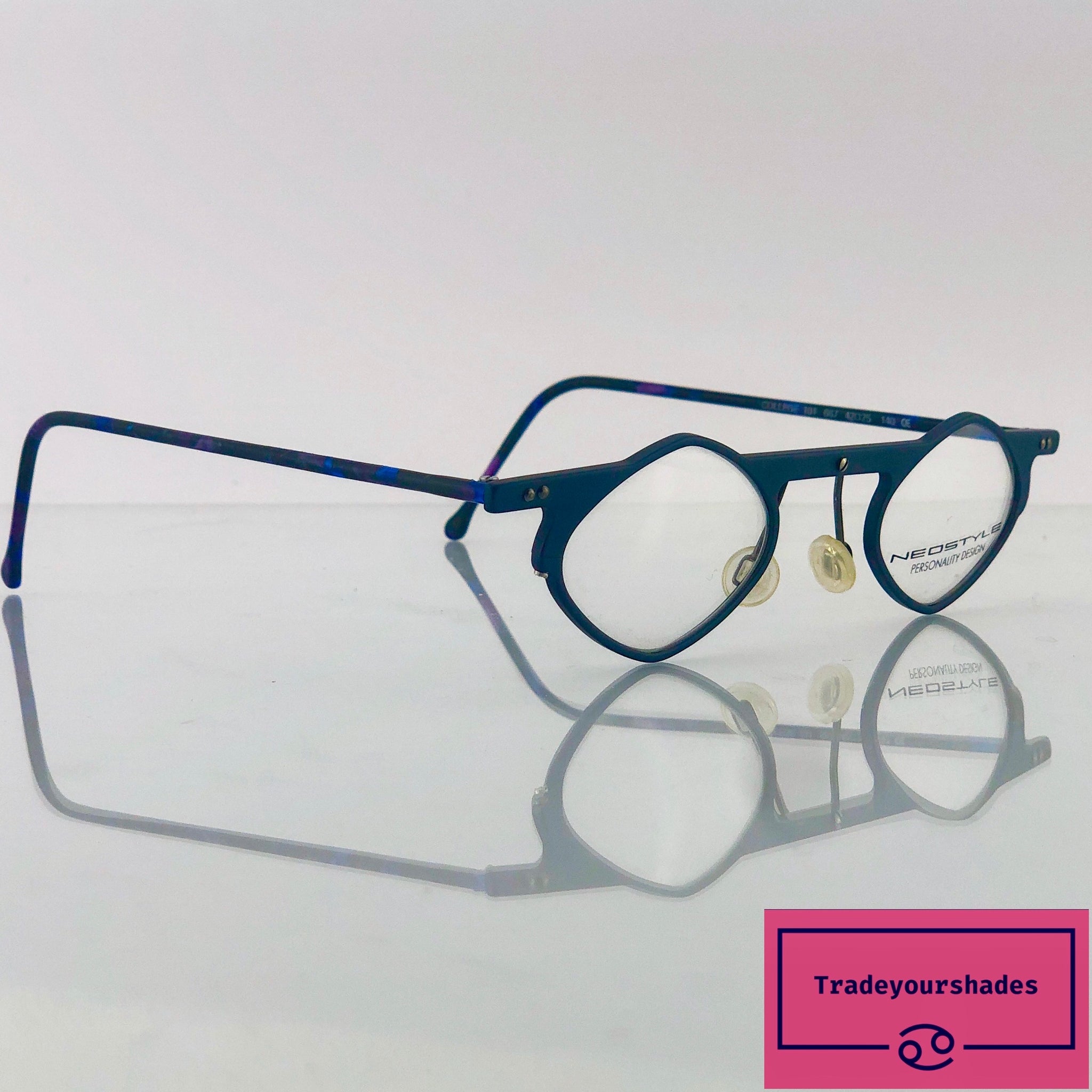 College 101 Vintage Eyeglasses Frame 