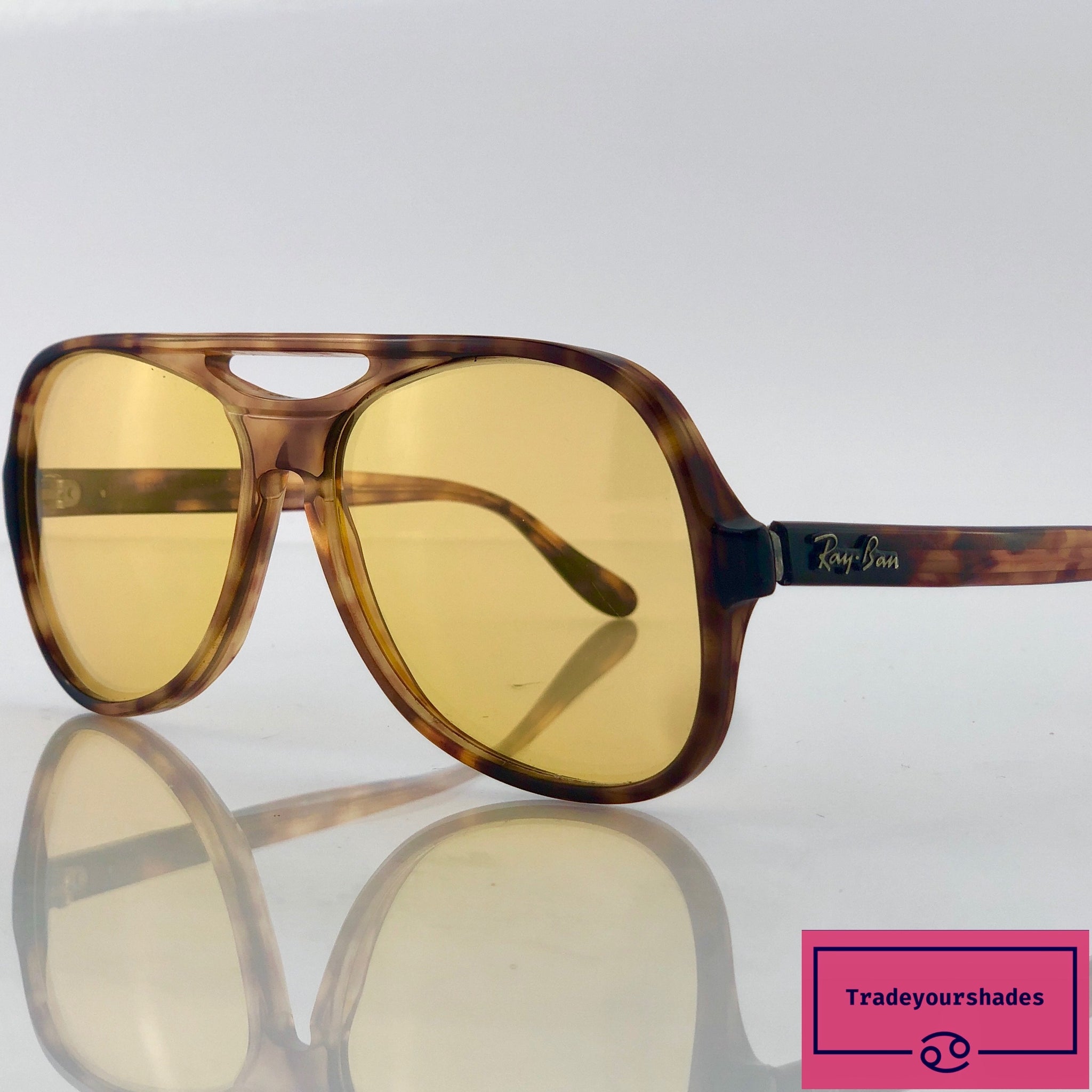 ray ban amber lens