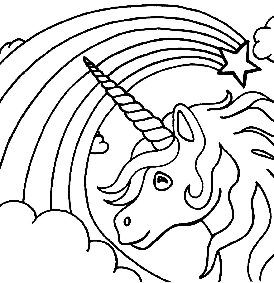 Download FREE Printable Unicorn Coloring Pages | Unicorn Mania