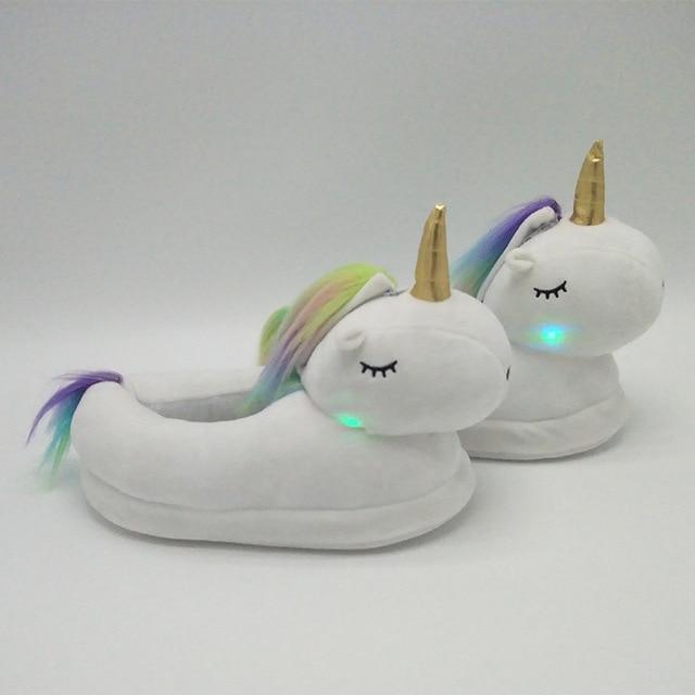 Unicorn Slippers with Lights | Unicorn Mania
