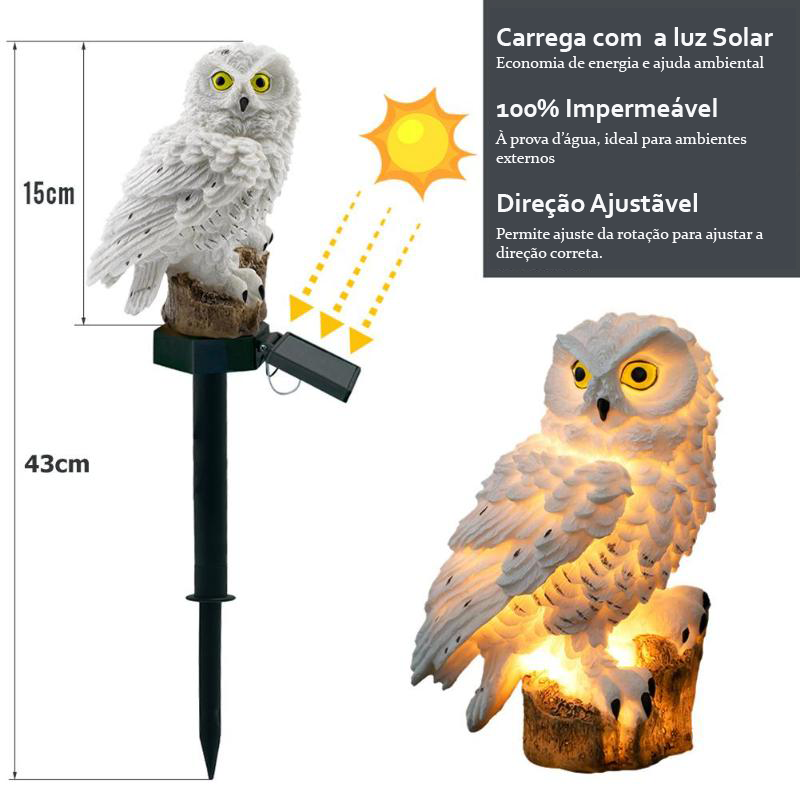 lâmpada solar para jardim