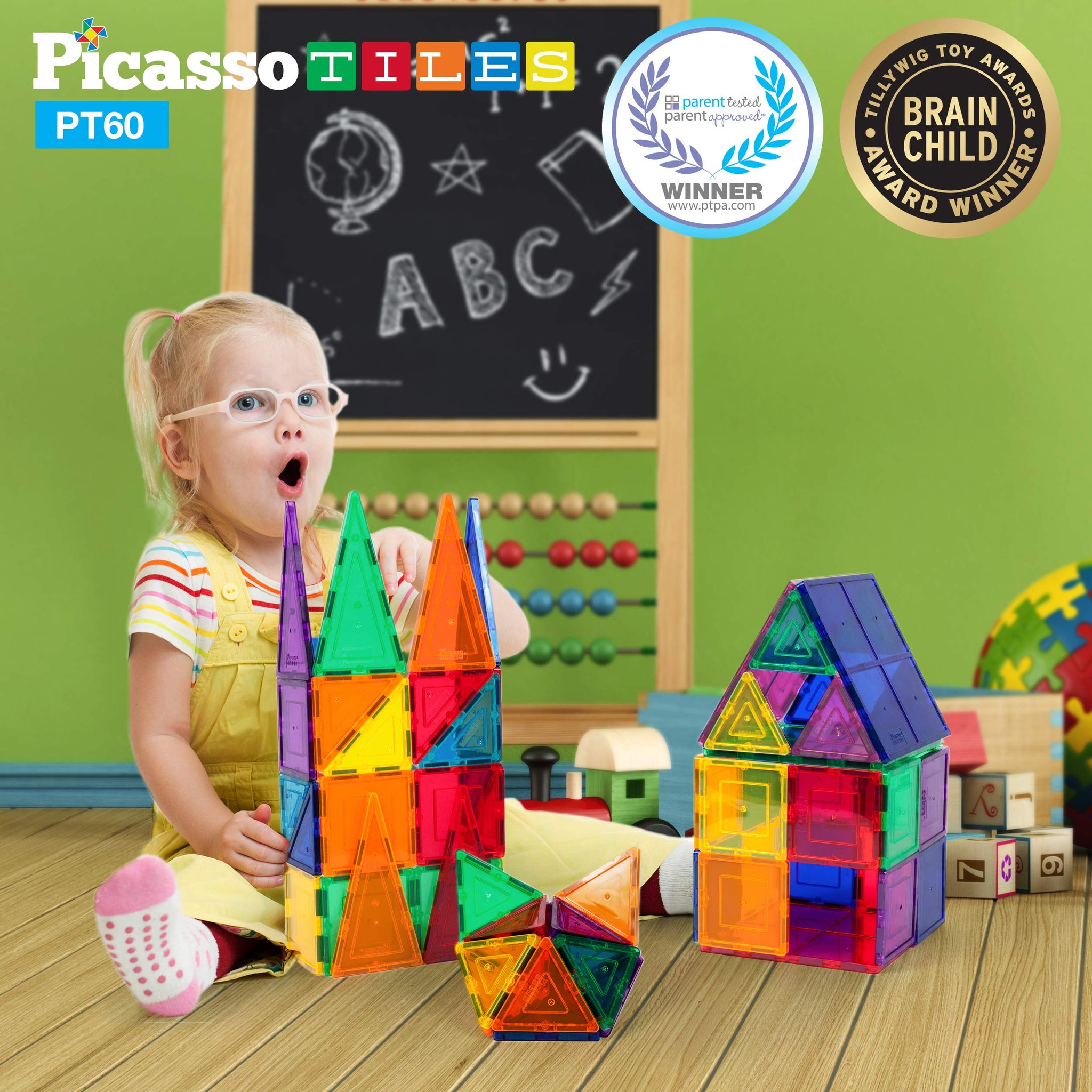 triangular magnetic building blocks