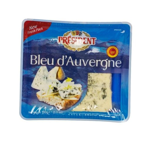 Bleu D'auvergne Cheese, Président, 100g