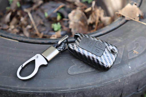 Carbon Fiber Silicone Key Fob Cover For Ford 11-17 Fiesta, 12-17 Focus —  iJDMTOY.com