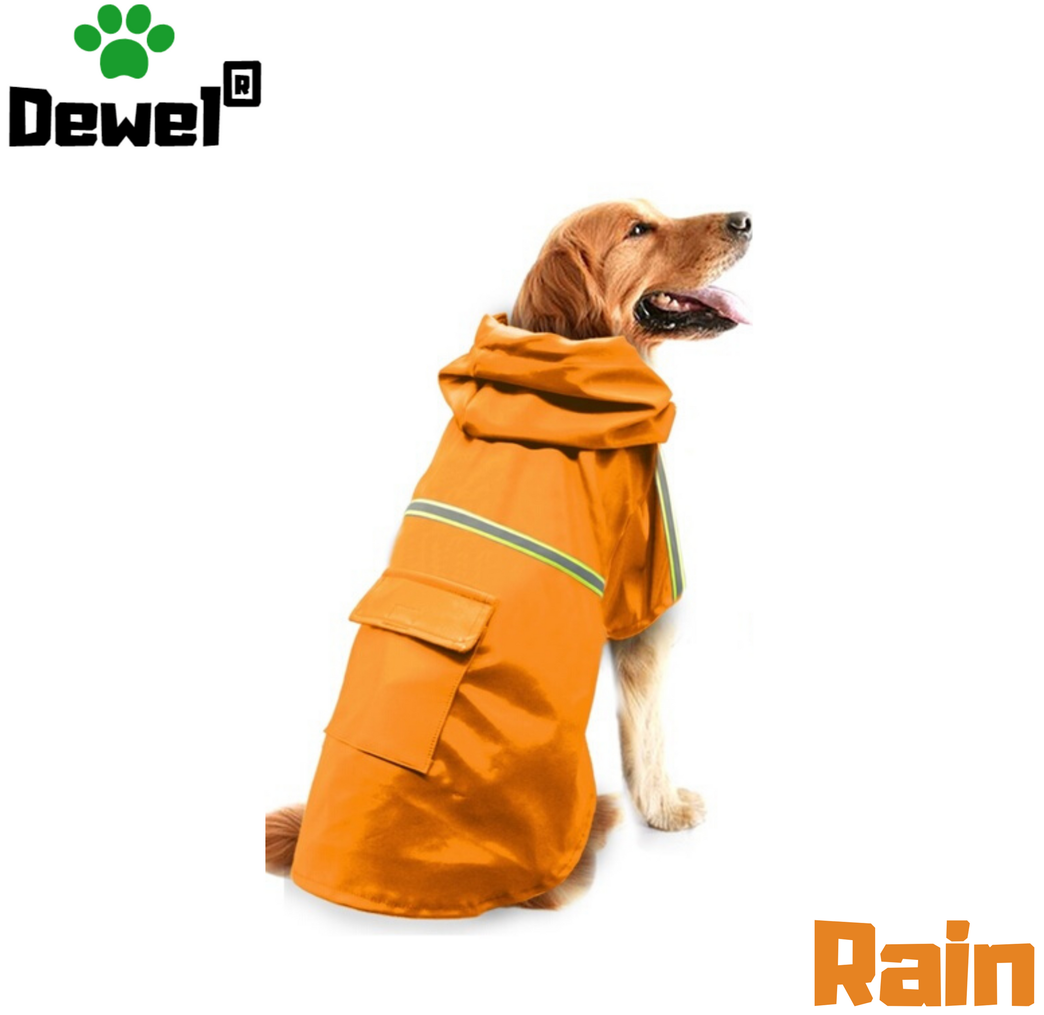 Dewel® Rain | Hondenregenjas | Hondenjas –