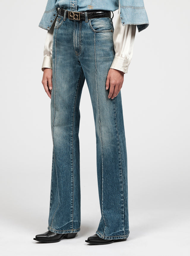 Geometric Logo Western Washed Jeans | Denim | Ports 1961 – Ports1961