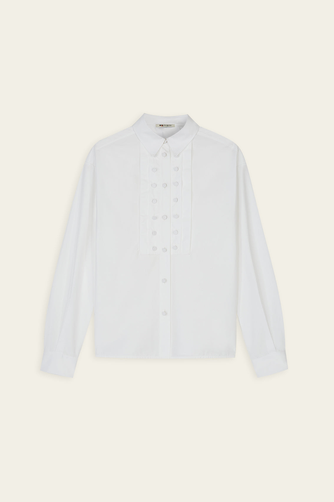 Perforated Bib Front Shirt | Shirts&Blouses | PORTS 1961 – Ports1961