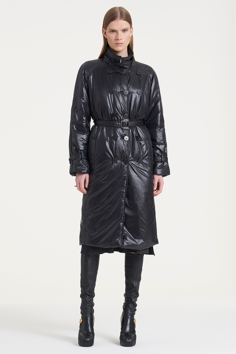 Double Breasted Down Trench Coat | Jacket | Ports 1961