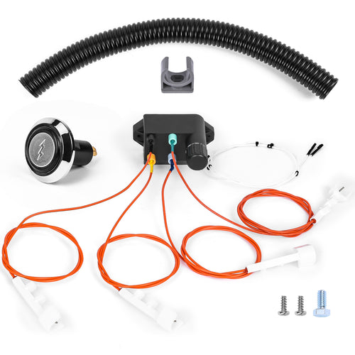 Igniter Kit for Weber Genesis II LX 240 2 Burner Gas BBQ Grills, Grill Replacement Parts