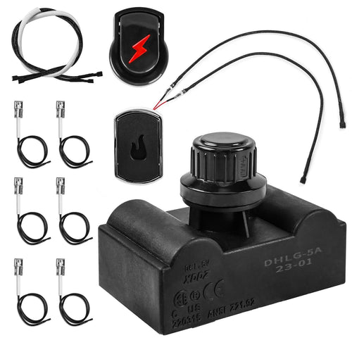 5 Outlet Ignition Kit for Uberhaus 780-0003, Switch Spark Generator Push Button Kit, Gas Grill Parts