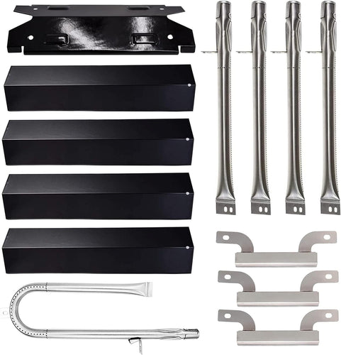 Replacement Parts Kit for Brinkman 810-3660-0, 810-3660-F, 810-3660-S, 810-3661-F Gas Grills, Burners, Heat Plates, Crossover Tubes Set