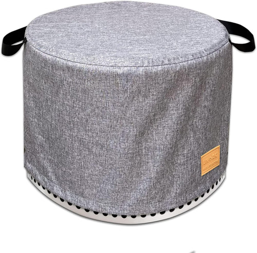 Fire Pit Cover for 27 Inch Yukon Solo Stove, Grey Solo Stove Bonfire Cover Heavy Waterproof Protective Solo Stove Accessories