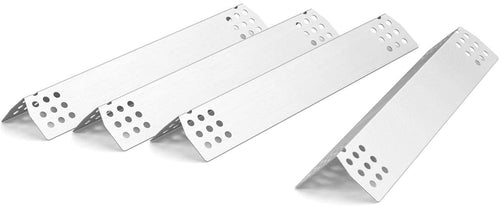 Heat Plates 4 Pcs Kit for Nexgrill 720-0697, 720-0697E, 720-0783E etc, Stainless Steel Grill Replacement Parts