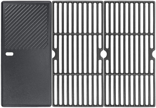 Cooking Grates Griddle Kit for Kenmore 415.30811, 415.16127, 415.16125, 415.16123, 6400-122390-115, 415.308128, 415.16537900, 415.165379 Grills