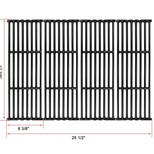 Cast Iron Cooking Grates for Huntington 4 Burner 3663-84, 3663-87, 6020-54, 6020-57, 6020-64, 6020-67, 6023-89 Grill