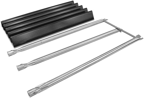 Burner Tube 7508 + Flavorizer Bars 7536 Kit for Weber Genesis Silver B/C, Genesis Platinum B/C, Genesis Gold B/C, Weber 900 Grill