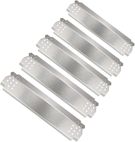 Stainless Steel Heat Plates for Backyard 720-0888M Gas Grill, 5 Pcs Kit 14.6 x 4.2 Inch