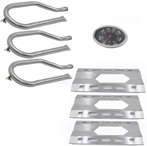 Repair Parts for Kirkland 720-0108 Gas Grills, Replacement Stainless Steel Burner, Heat Plate Tent, 22551, NGB1