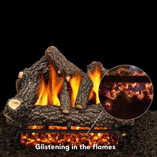 New- 5 Lb Pounds Bulk Rockwool Gas Fireplace Glowing Embers Rock Wool