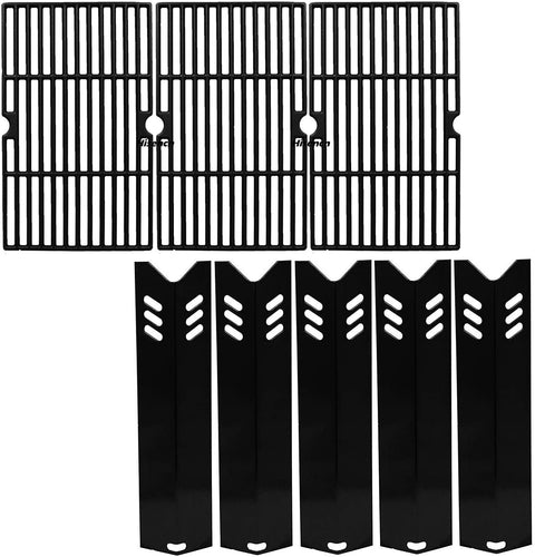 Grates + Heat Plates Kit for Backyard BY12-084-029-98, BY13-101-001-13, BY14-101-001-04, BY15-101-001-02 5 Burner Grill