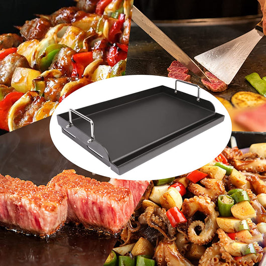Barbecue Plate Griddle Large Griddle Pan With Higher Edge Griddle Pan For Stove  Top Multi Cooker Deep Roasting Grill Pan - AliExpress