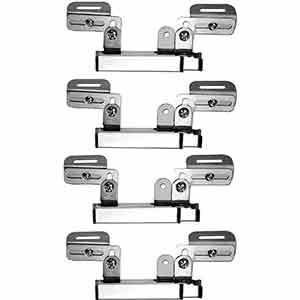 Grill Crossover Tubes 4 Pcs Kit  Adjust 4 to 7.5'' for Brinkmann 810-8410-S, 810-9425-W, 810-8410-C, 810-9415-W etc Gas Grills