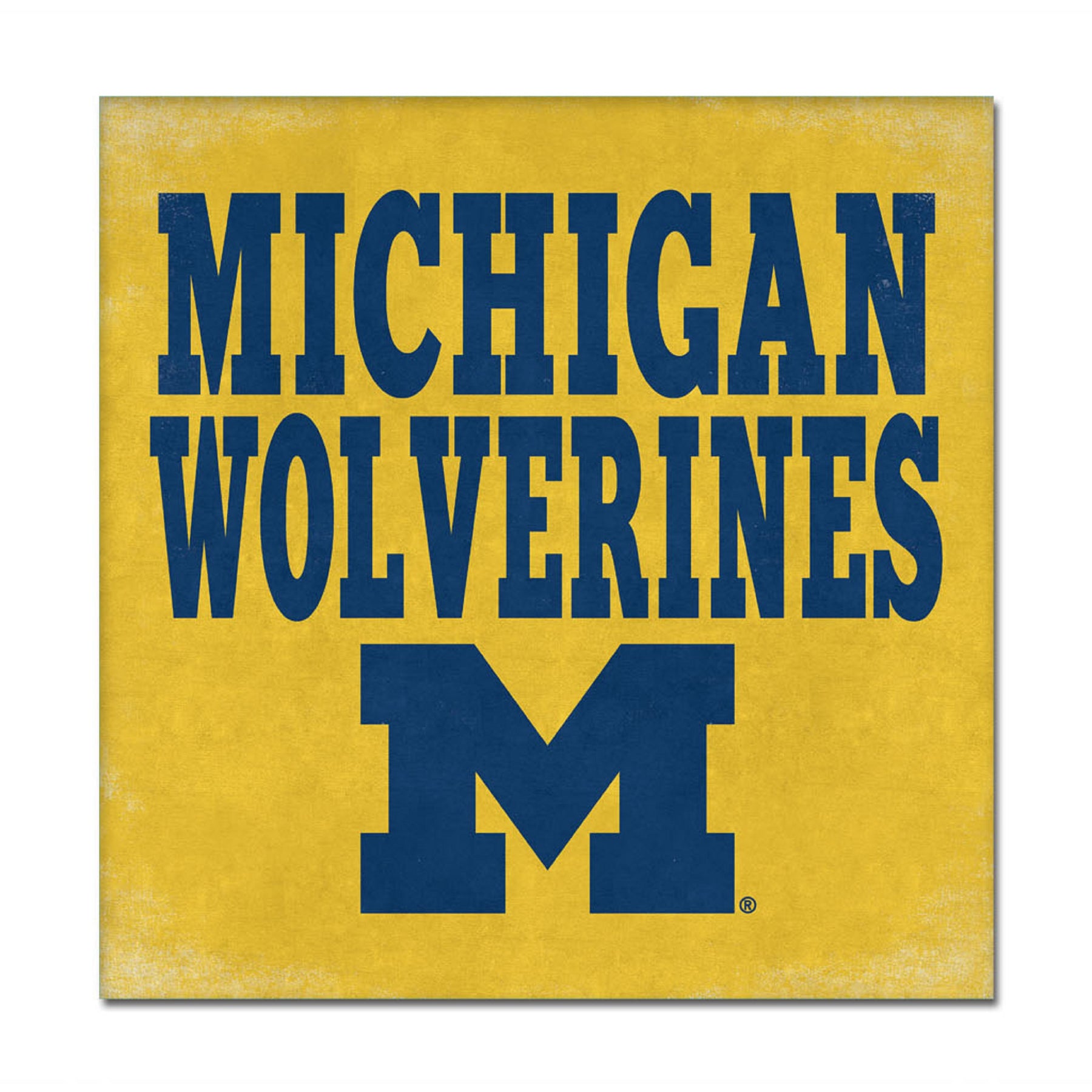 University Of Michigan Canvas Wall Art Zokee