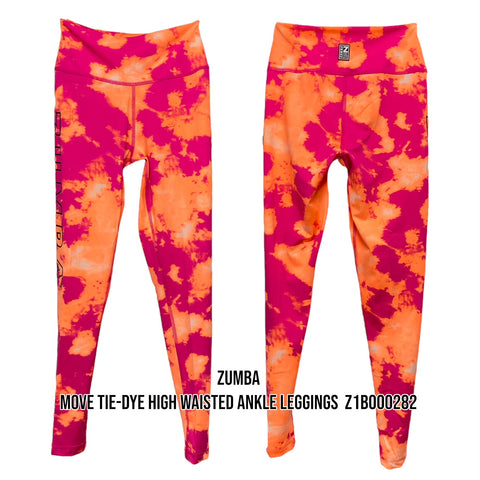 即納品＞Zumba ズンバウェア Wild Tie-Dye Top ワイルドタイダイトップ 