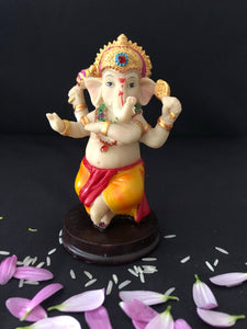 Dancing Ganesh Deity Murti