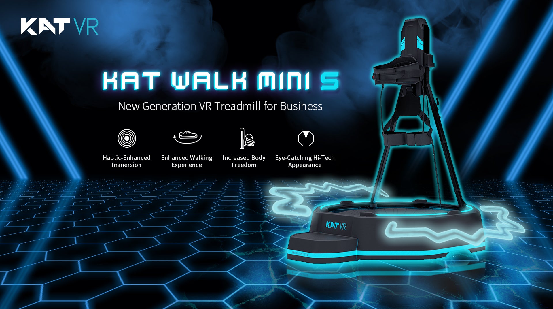 KAT Walk Mini S - Haptic Feedback VR Treadmill