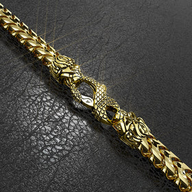 7mm Diamond Cut Franco Bracelet, 14k Gold Mens Bracelet, Solid