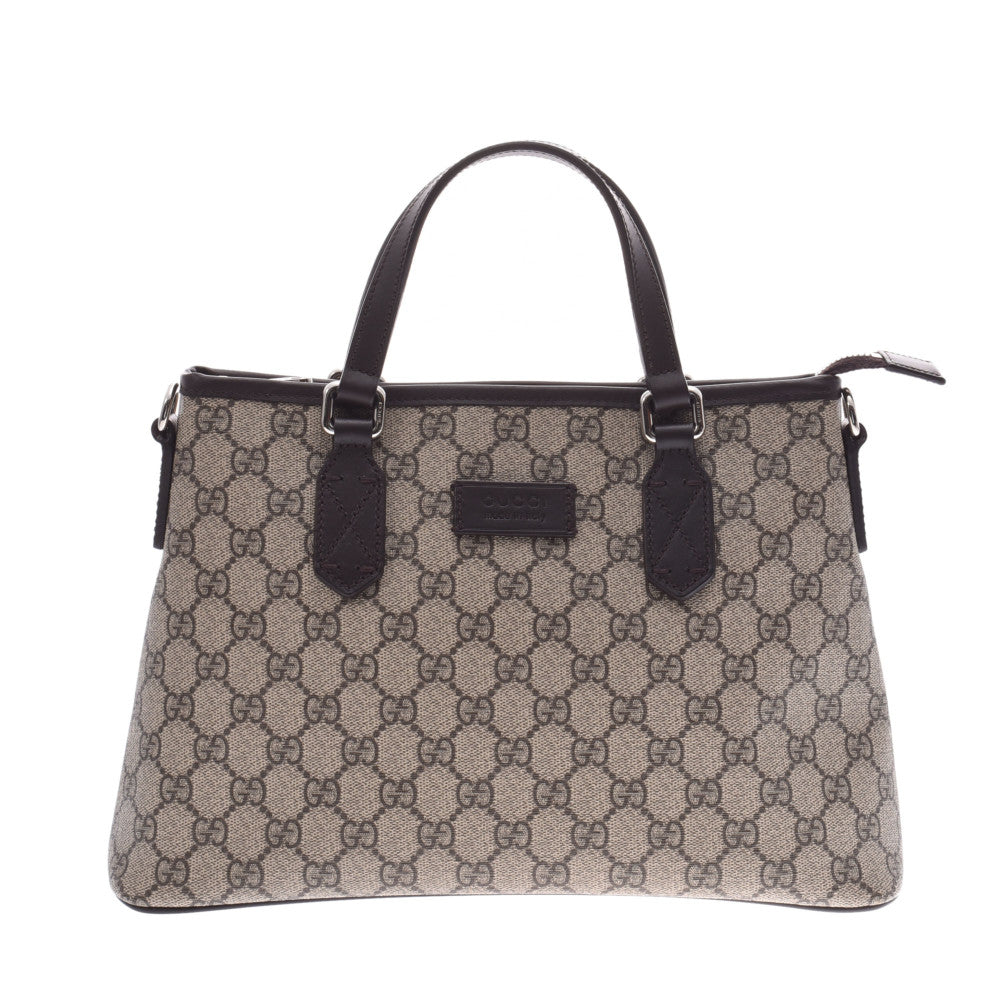 Gucci GG split 2WAY bag beige / Brown Womens tote bag 429019 – 銀蔵オンライン