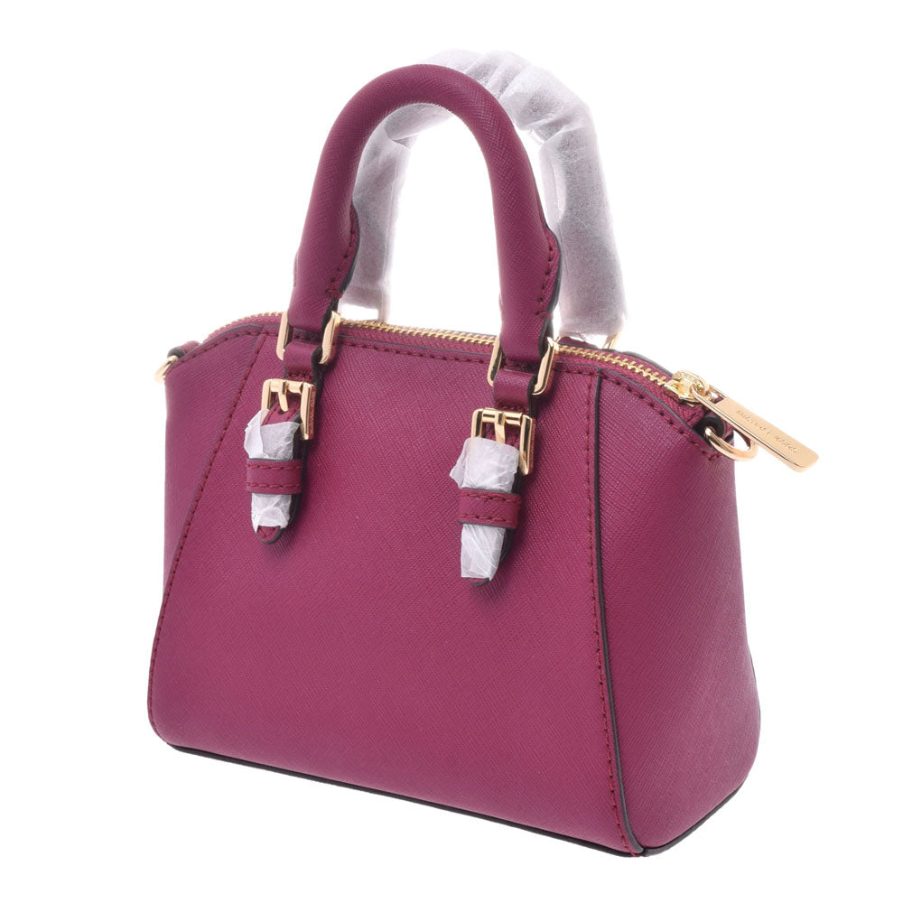 Michael Kors crossbody bag mini-magenta (purple system) gold metal